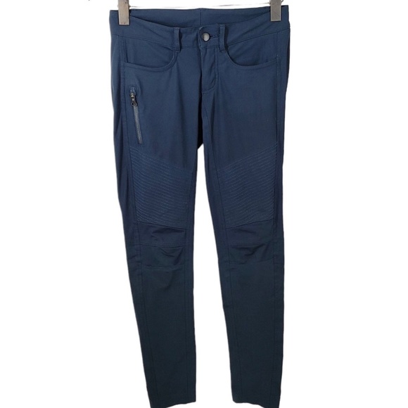 lululemon athletica Pants - Lululemon Navy Blue Skinny Pants Women's - Size S